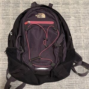 The North Face Black and Pink Backpack - Isabella